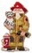 DIY Mill Hill Firefighter Santa Dog Beaded Counted Cross Stitch Ornament Kit